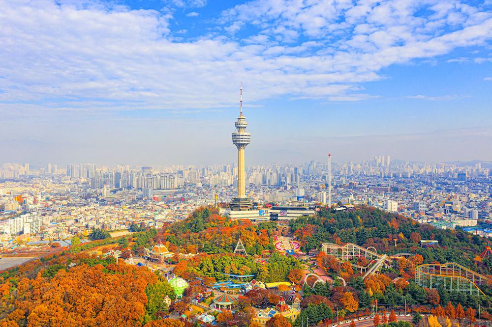 toàn cảnh thành phố Daegu