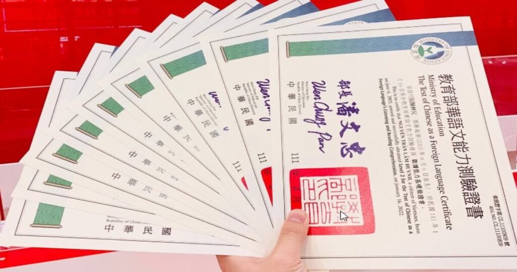 Chứng Chỉ TOCFL Là gì? Tất Tần Tật Những Điều Cần Biết 2 chứng chỉ tocfl