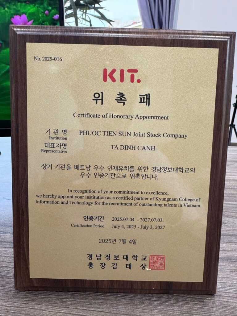 Cao đẳng Kyungnam (Kyungnam College of Information & Technology – KIT) – Bệ phóng sự nghiệp công nghệ tại Hàn Quốc 2 PT SUN x Cao đẳng Kyungnam