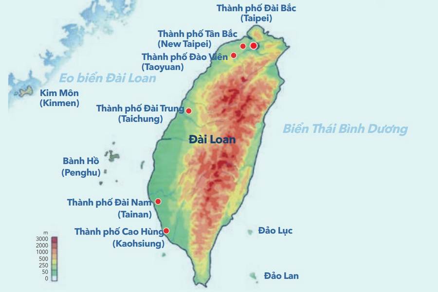 Biểu đồ nhiệt độ Đài Loan Thời Tiết Ở Đài Loan