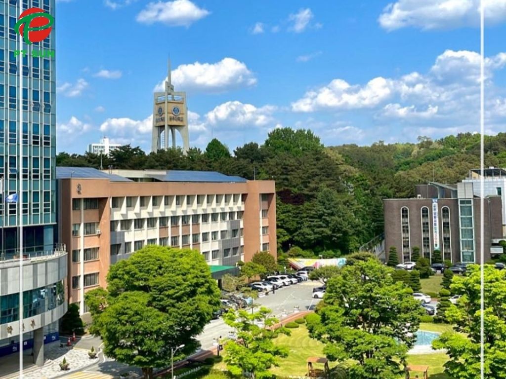 khuôn viên Đại Học Quốc gia Kongju 