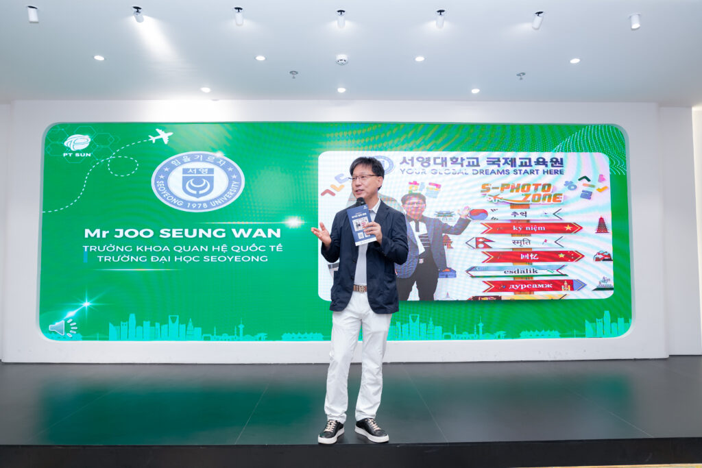 Ngày Hội Khai Giảng Du Học Hàn Quốc PT SUN: Hành Trình Chạm Đến Giấc Mơ Du Học 5 đại diện Seoyeong