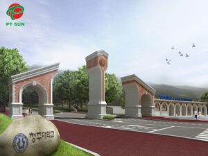 cổng trường cheongju