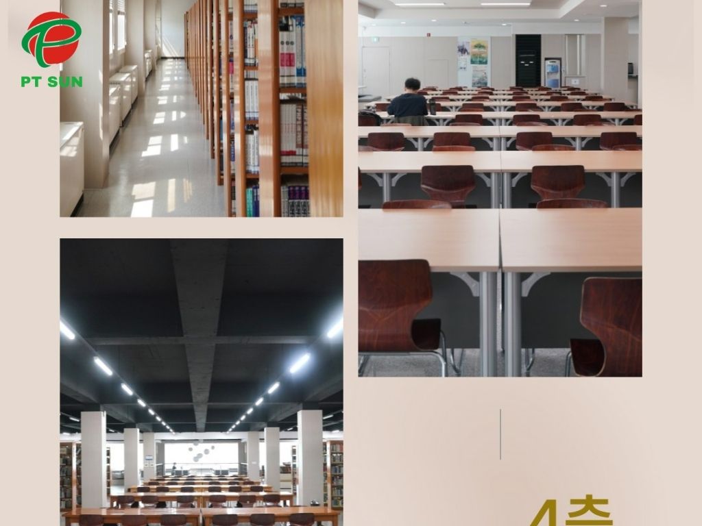 Đại Học Kyungwoon Hàn Quốc (경운대학교 - KWU) 3 Phòng học và thư viện