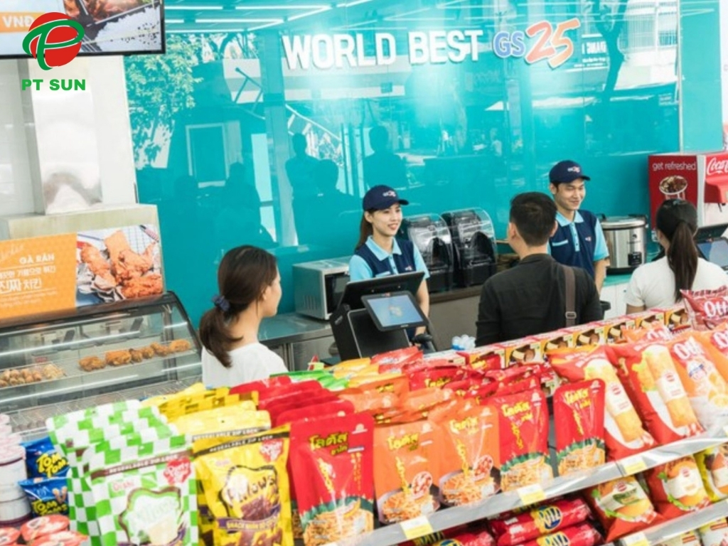 cửa hàng tiện lợi Hàn Quốc